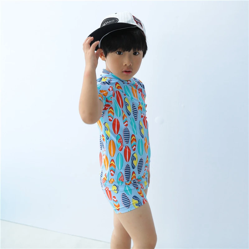 Одежда для мальчиков футболка с короткими рукавами спортивный топ из двух