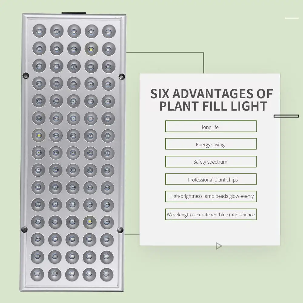 

Роста растений свет 75 светодиодный микро зелень полный спектр Панель комнатное растение лампы eco-friendly красные, синие клонов с ИК-подсветкой ...
