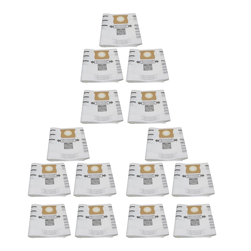 

15 шт., бумажные пакеты для сбора пыли