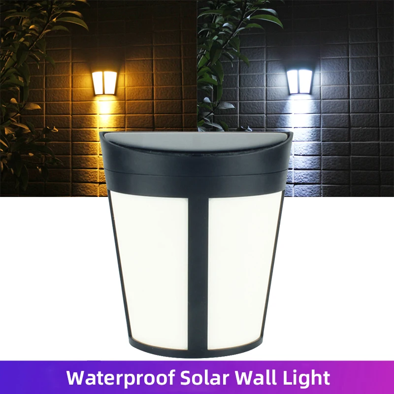 

Водонепроницаемый светильник с солнечной батареей, устройство для защиты от солнца, для передней двери, заднего двора, патио, лестницы, подъездной дорожки, настенное украшение, 6 цветов