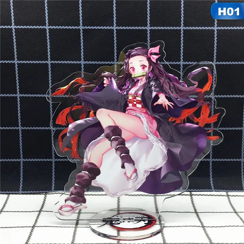 

Hot Anime Demon Slayer Kimetsu No Yaiba Kamado Tanjirou Kamado Nezuko Acrylic Stand Figure Cosplay Decoration Decor Gifts