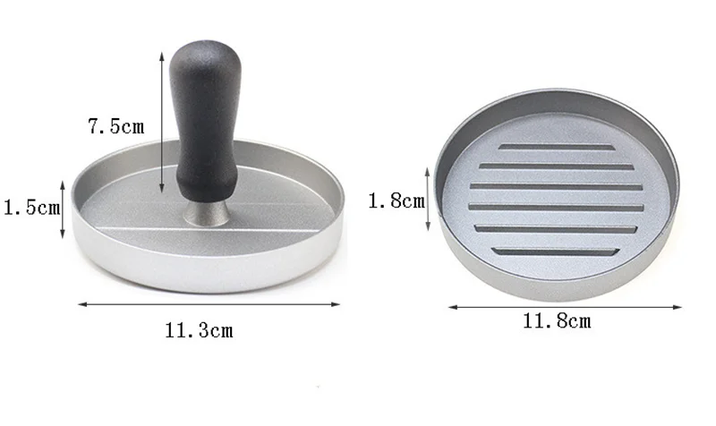 for kitchen round hamburger machine press food grade aluminum alloy hamburger beef patties press hamburger kitchen gadgets free global shipping