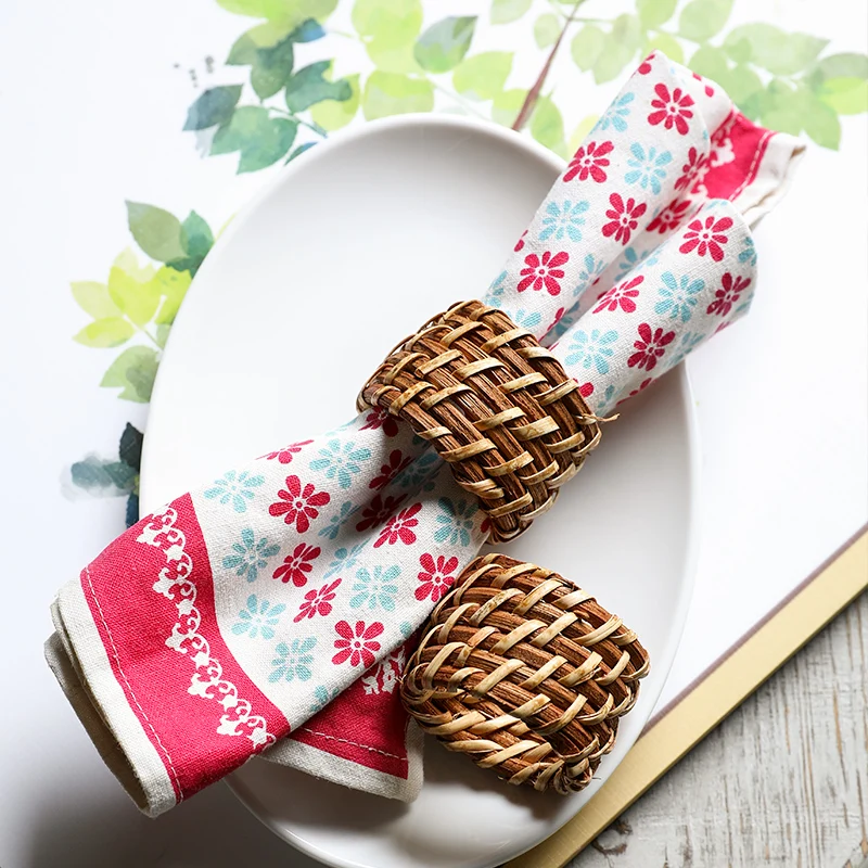 10 шт. простые зеленые кольца для салфеток | Дом и сад