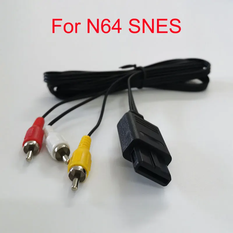 

AV TV RCA Video Cord Cable For Game cube/for SNES GameCube/for N64