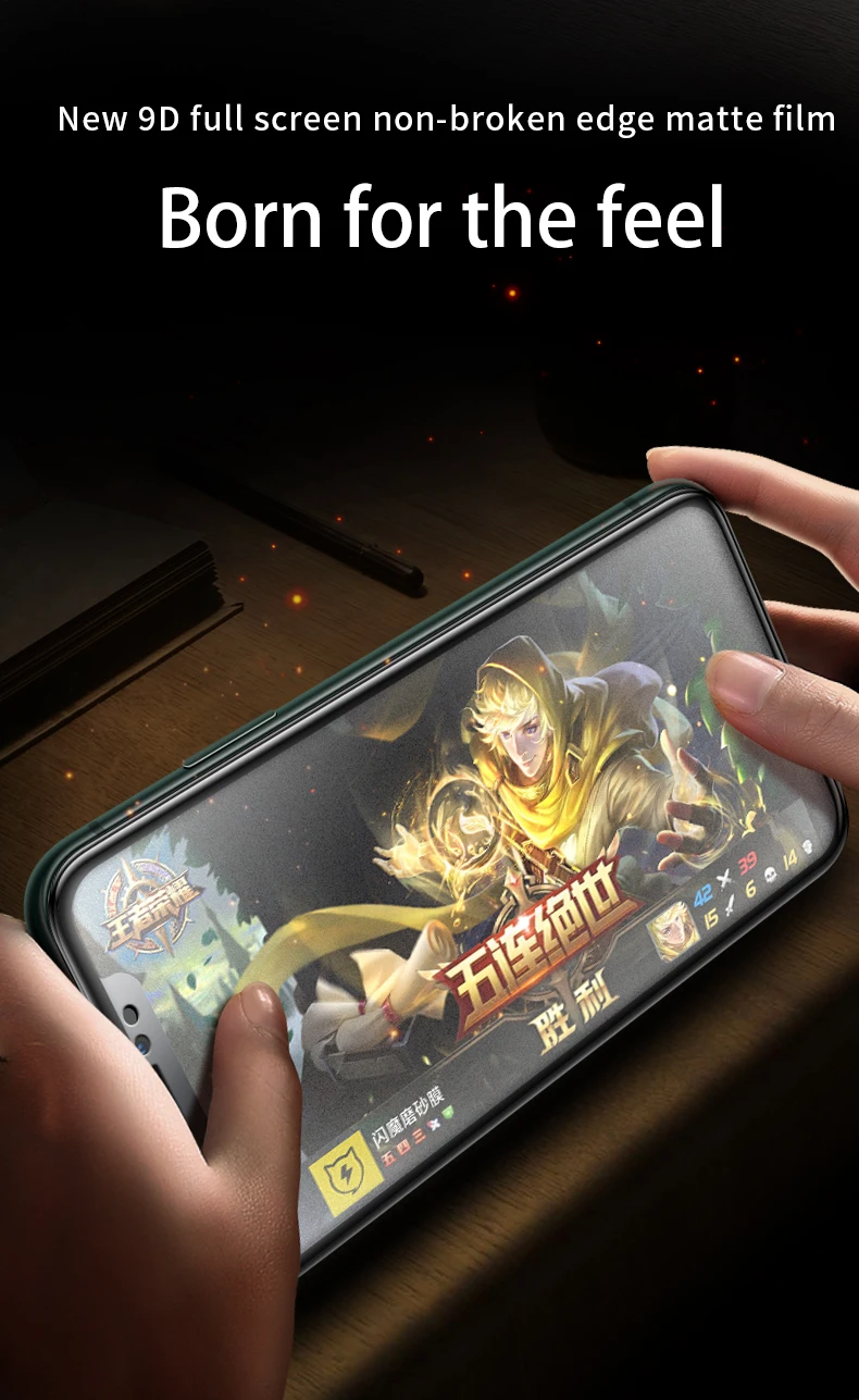SmartDevil, матовое закаленное стекло для iphone 11 pro max, полное покрытие, защитная пленка, защита экрана 3 H, изогнутая, HD, жесткая пленка
