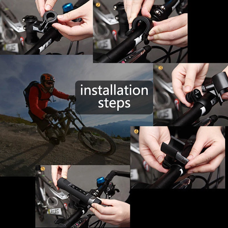 

Bluetooth Speaker Portable Outdoor Sport Bicycle Wireless Speaker with Flashlight Power Bank Bike Mount Support TF Card FM Radio
