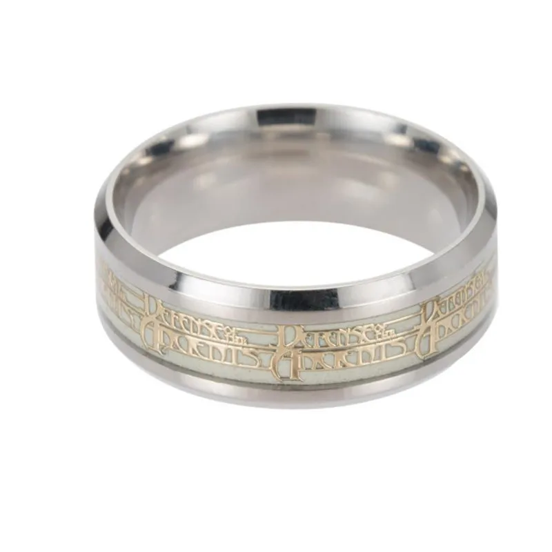 Аниме игра DOTA2 знак узор сувенир аксессуары светящееся кольцо косплей титановая