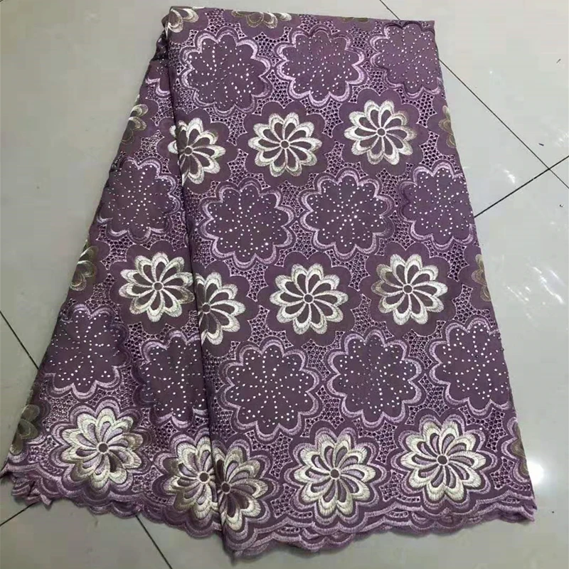 Новый дизайн дышащая африканская нигерийская гипюровая кружевная ткань с