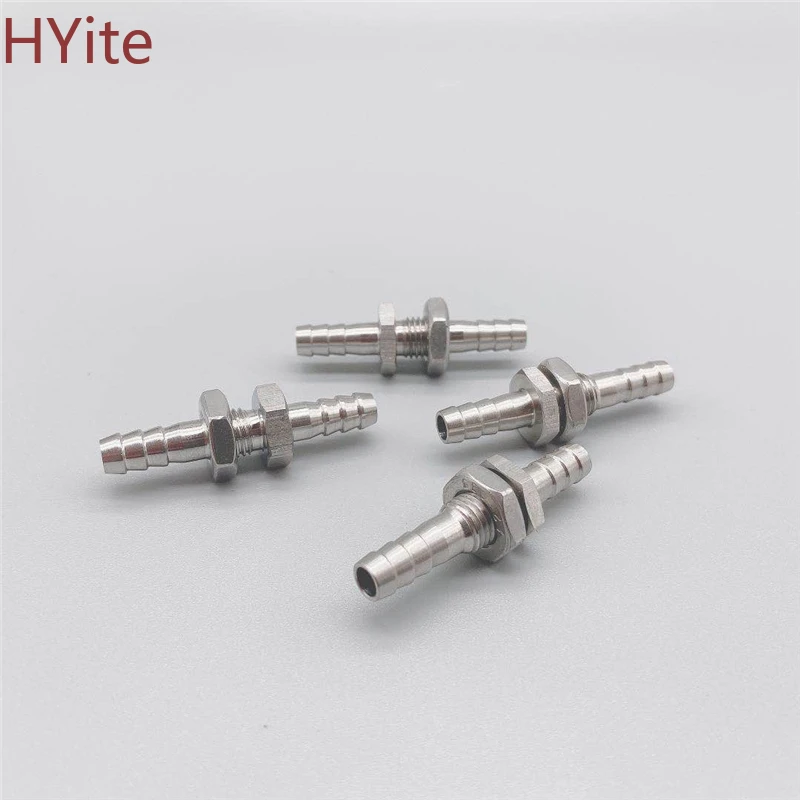 

4mm 6mm 8mm 10mm 12mm 14mm 16mm 19mm Hose Barb Bulkhead 304 Stainless Steel Barbed Tube Pipe Fitting Coupler Connector Adapter