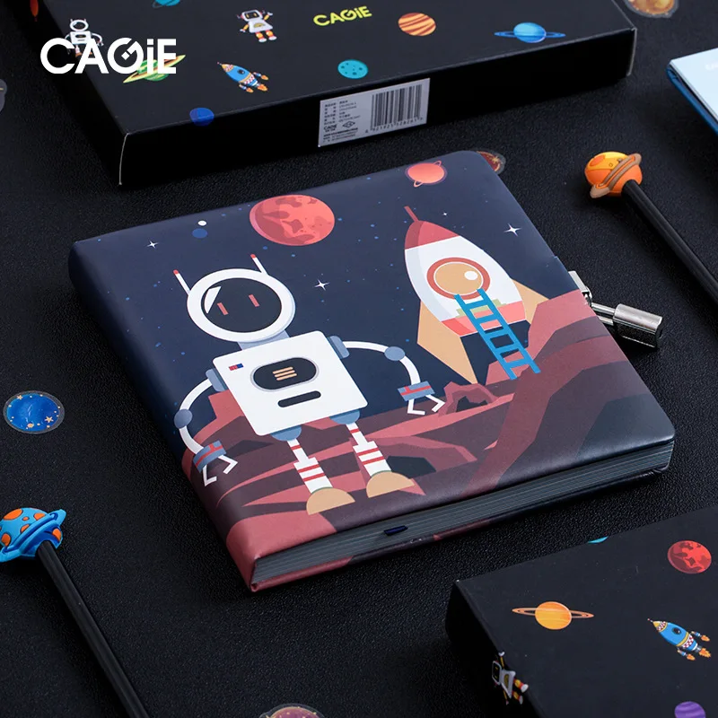 Kawaii порядка дня A5 Повседневная ручка для записной книжки линия пустой планер