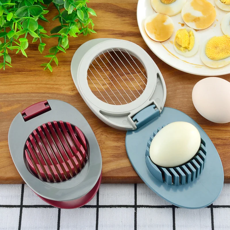 

Multifunction Egg Slicers Section Cutter Divider Plastic Egg Splitter Cut Egg Device Creative Kitchen Egg Tools