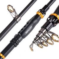 goture high carbon telescopic fishing rods spinning rod saltwater feeder fishing rod 2 1m 3 6m