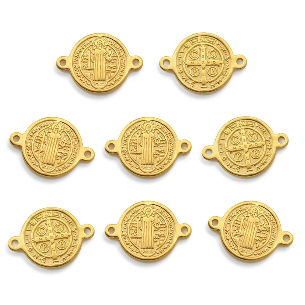 

3 шт./лот, подвеска из нержавеющей стали «сделай сам», 14x20 мм, религиозный Иисус, соединитель для изготовления браслетов, Ювелирная фурнитура,...