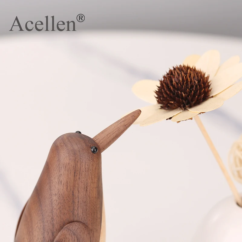 Модель деревянного пингвина аксессуары для домашнего декора фигурки животных