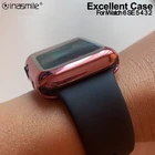 Чехол для часов Apple Watch 4, 3, 2, 44, 40 мм, мягкий, прозрачный, 360