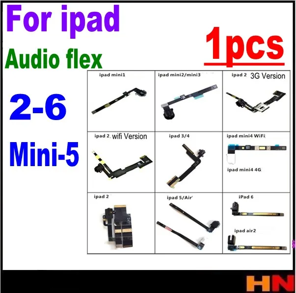 1 шт. аудио громкость наушников Аудио гарнитура Джек гибкий кабель для iPad 2 3 4 5 6 Air