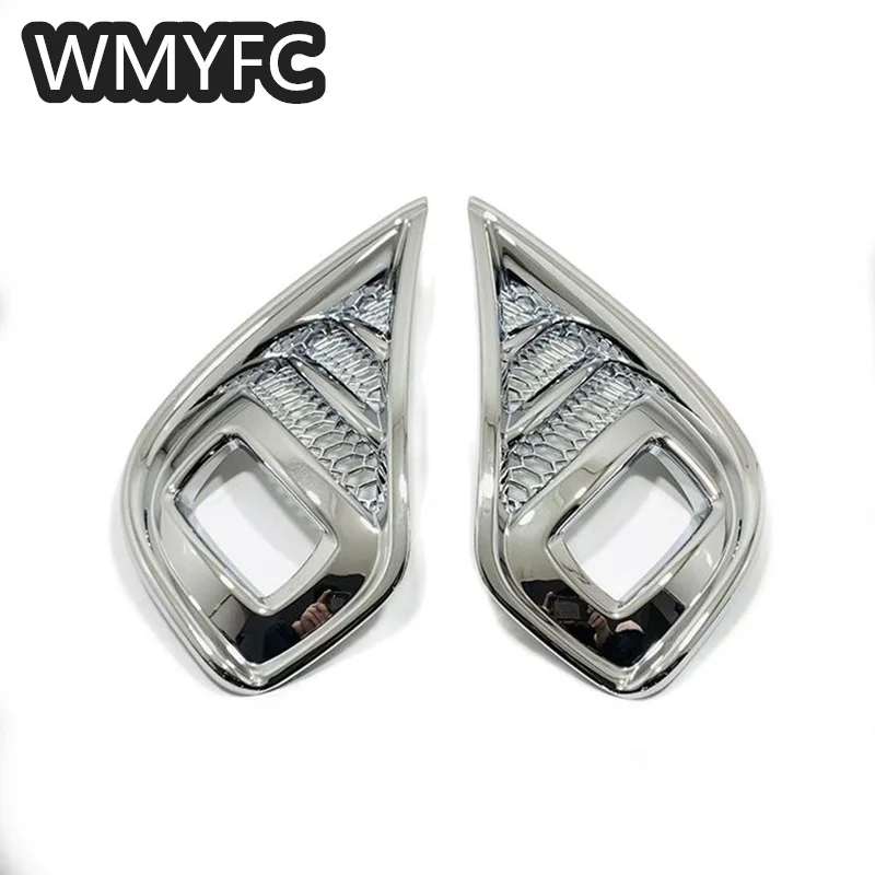

ABS Chrome Front Fog Light Lamp Cover Trim Foglight Bezel Decoration Frame for Toyota Highlander 2020 2021 2020