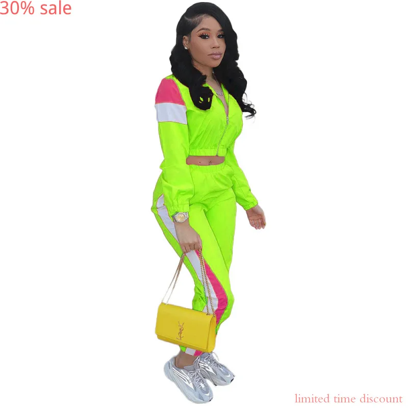 Свободные длинные брюки с длинным рукавом костюмы спортивный костюм женские