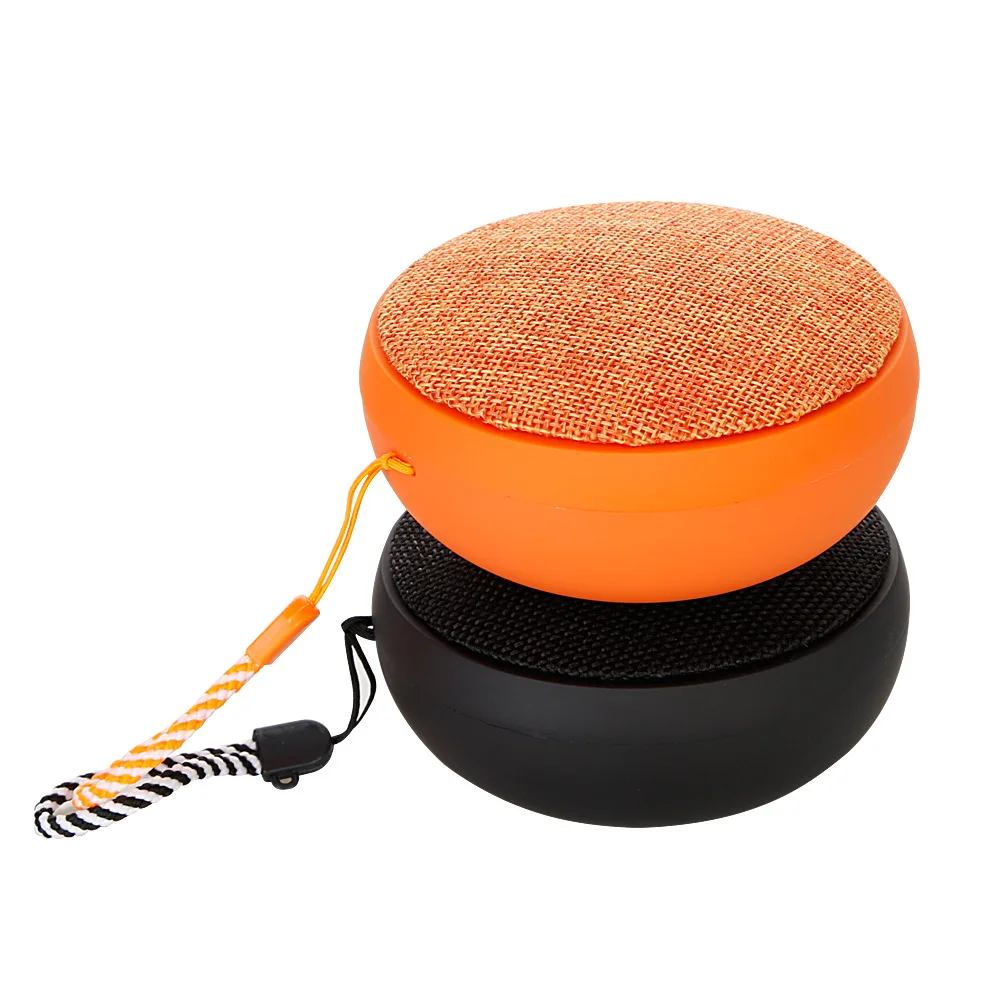 Для Q9 мини портативный Bluetooth динамик Met карты круглый ткань беспроводной Bluetooth пластик открытый аудио