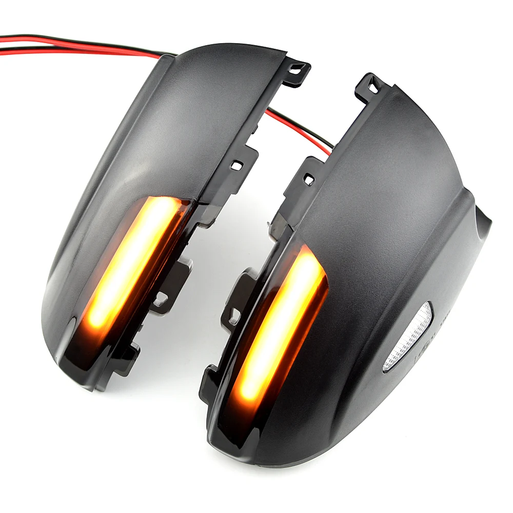 

LED Dynamic Turn Signal Blinker Sequential Side Wing Mirror Indicator Light Puddle Light For VW Volkswagen Tiguan MK1 2008-2016