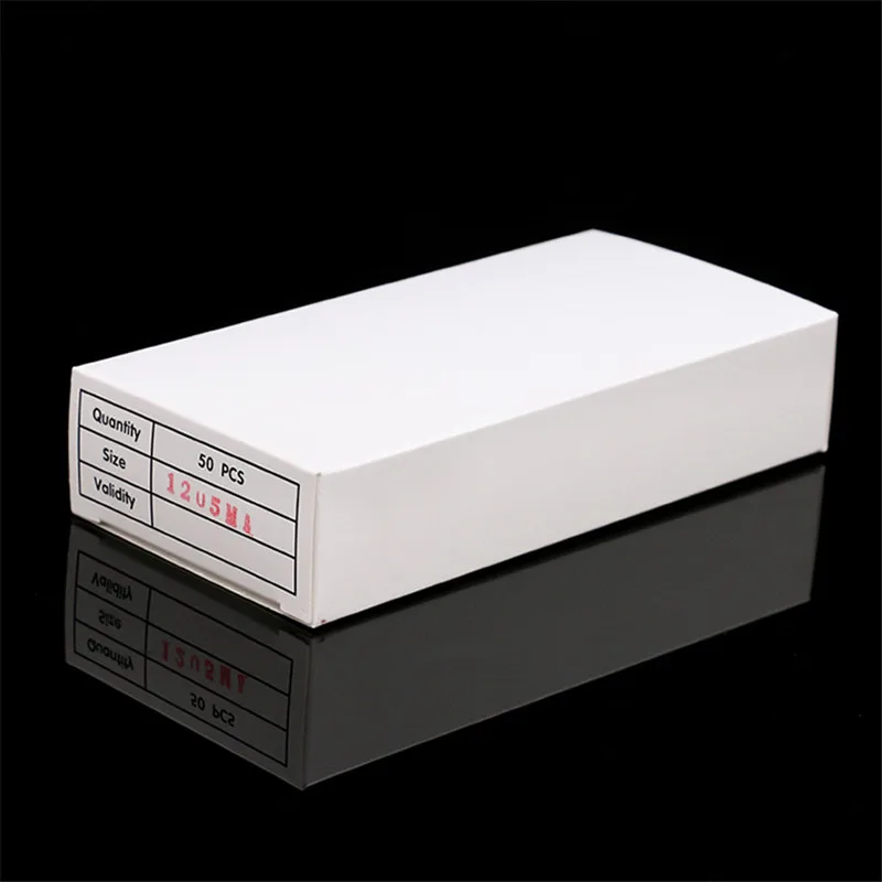 50 шт. разноцветные стерилизованные иглы для татуажа 3/4/5/7/8/9/11/13/14/15RS круглые