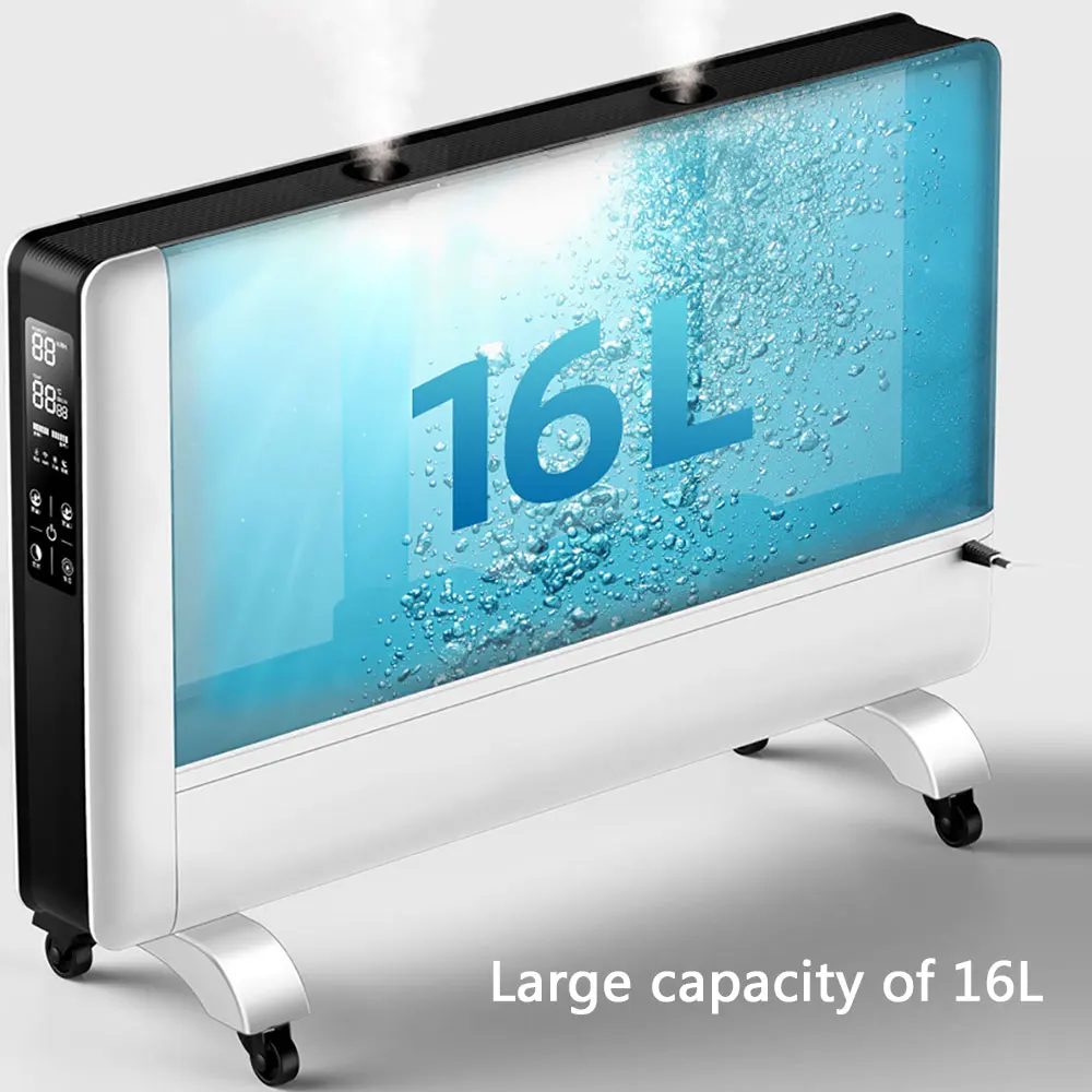 Большой Ёмкость 16L промышленный увлажнитель воздуха бытовые тумана двойная