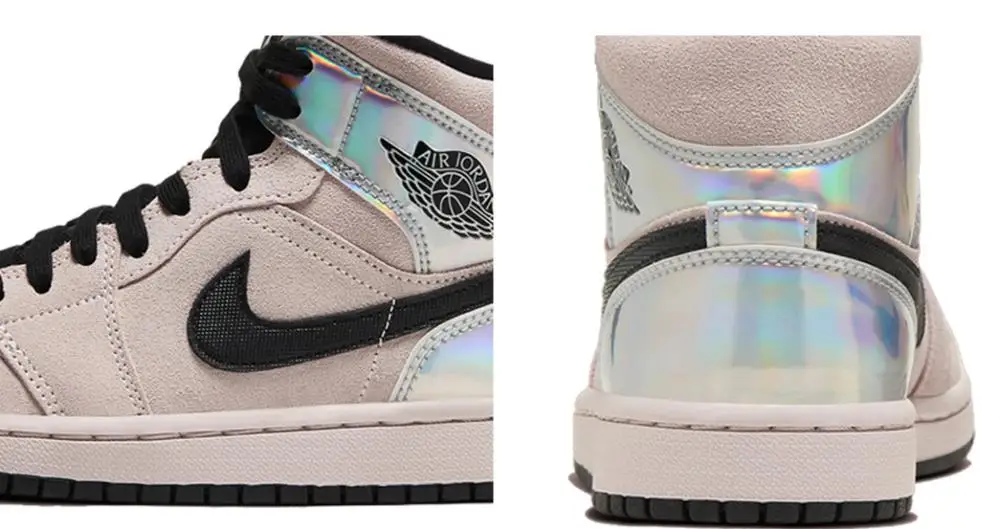 

Original Nike - Air Jordan 1 Piece C Retro Basketball Shoes High 1 Pair Chrome