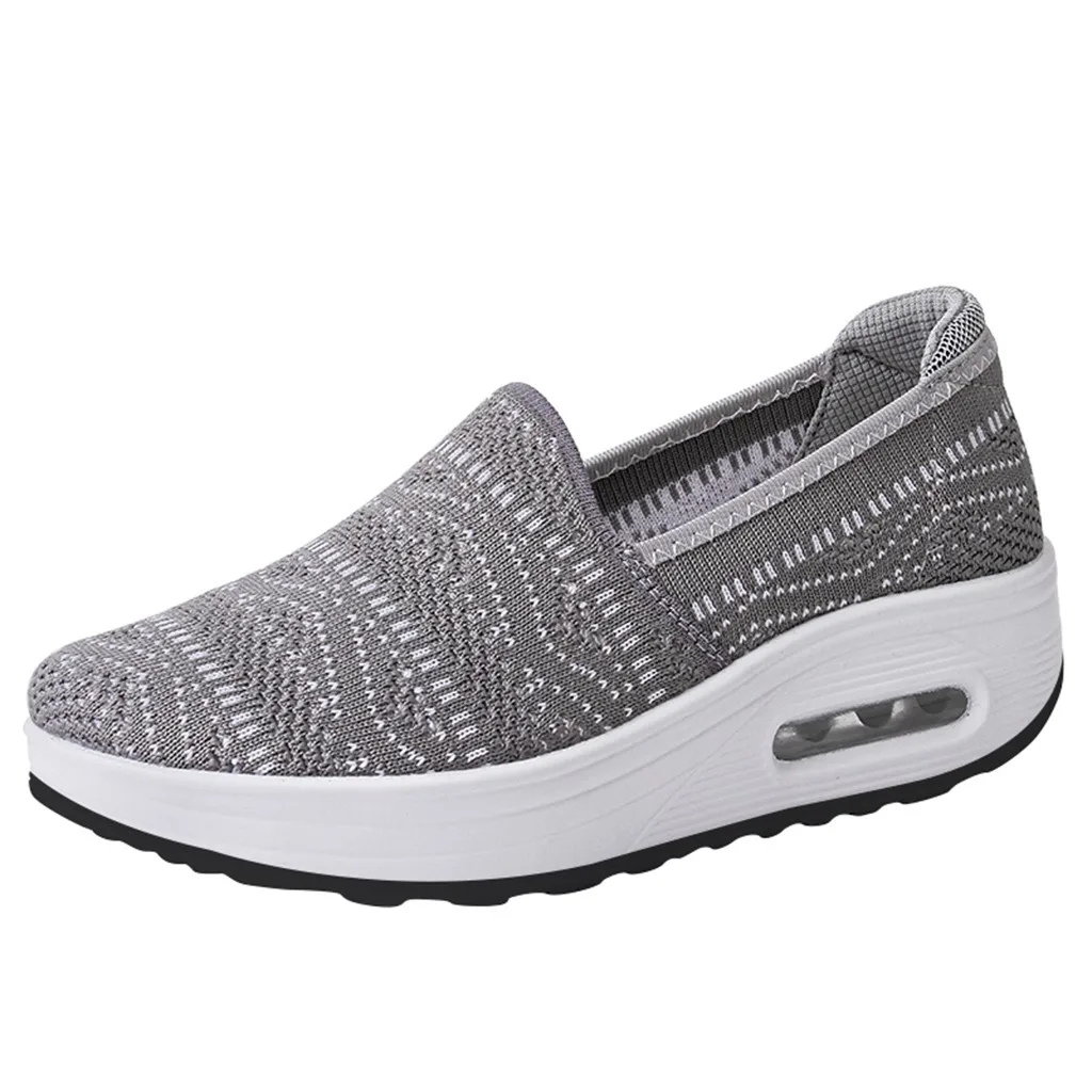Модные женские кроссовки с верхом из сетчатого материала Повседневная обувь на