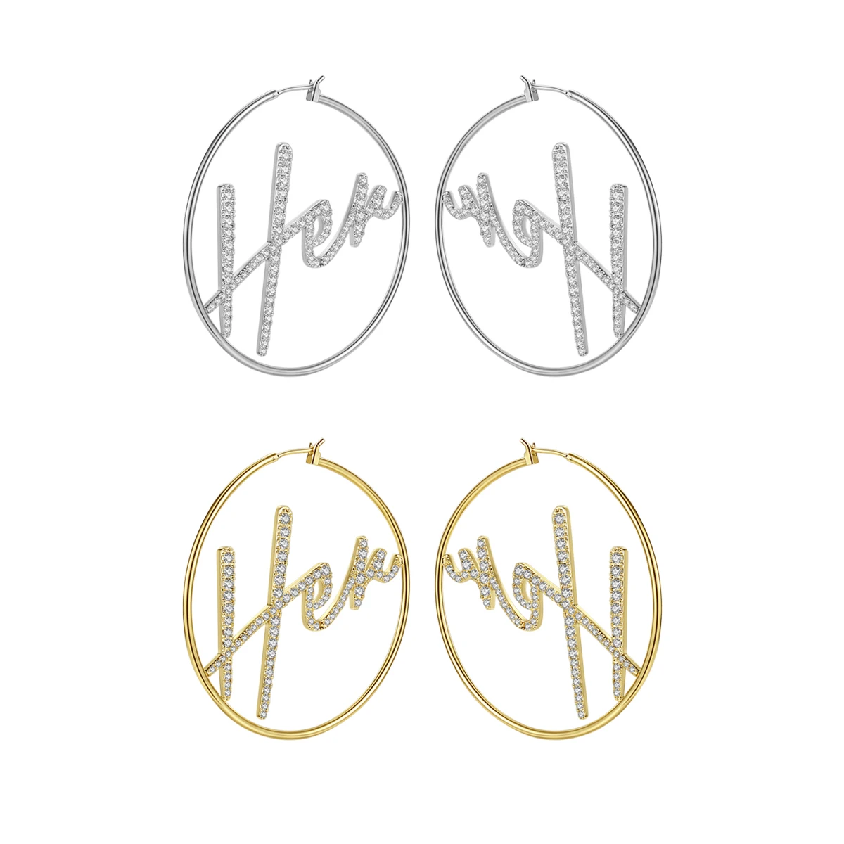 

60mm Exaggerate Big Smooth Circle Hoop Earrings 2021 New Brincos Simple Party Round Loop Earrings for Women Jewelry