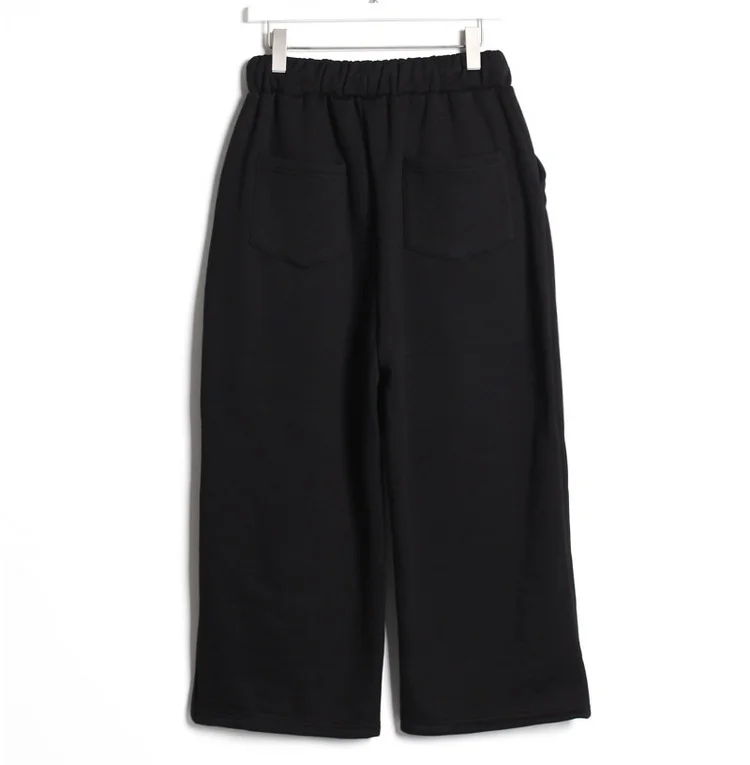 

Straight tube men's solid color pull loose ins trendy drop feeling wide leg pants chic Korean fashion versatile casual pants