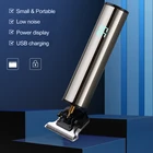 Профессиональная машинка для стрижки волос косилка электрическая машинка для стрижки волос, USB Перезаряжаемые аккумуляторная бритва 0 мм Для мужчин Парикмахерская Машинка для стрижки волос