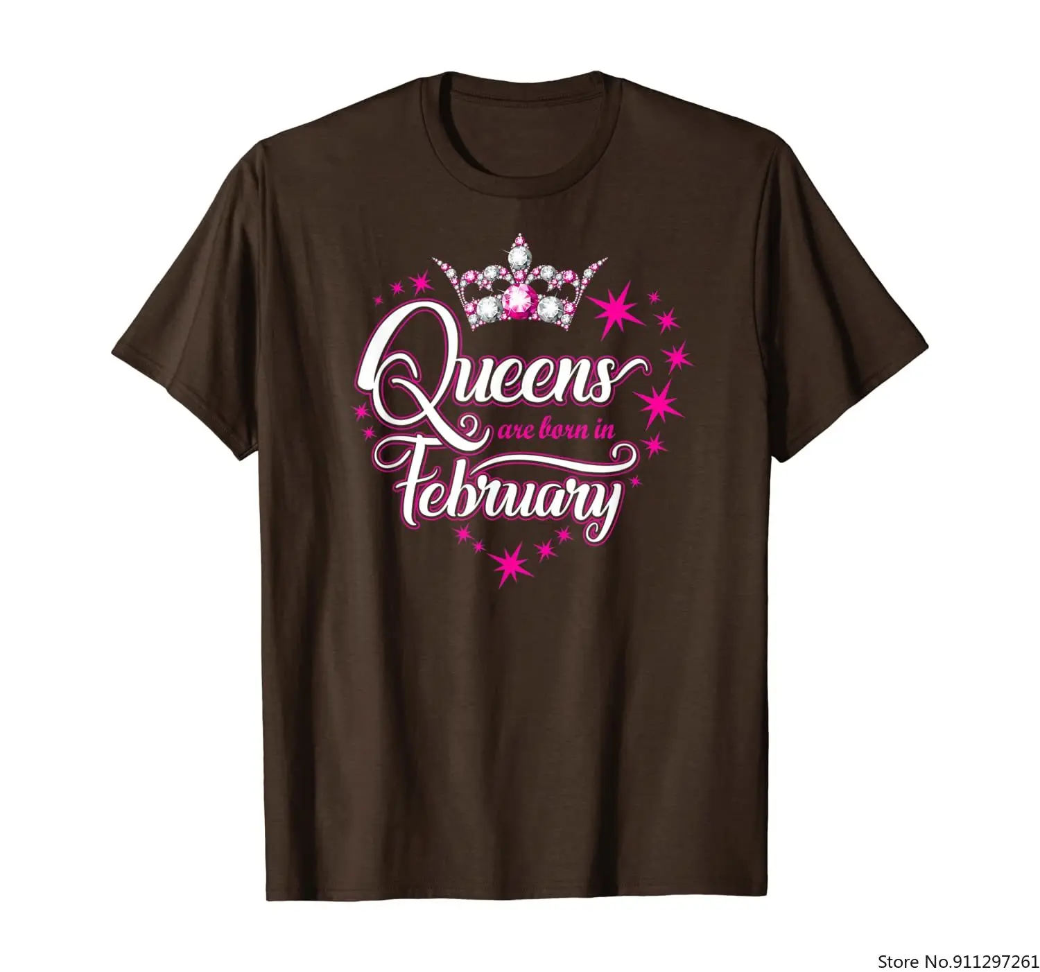 Мамы рождены в февраля. День Рождения вечерние женские футболки с рисунками из