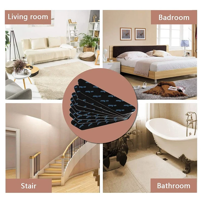 

10 шт., антискользящие наклейки на коврик