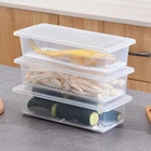Контейнер для хранения в холодильнике, Штабелируемый контейнер для хранения еды в холодильнике, прозрачный пластиковый контейнер для хранения еды, инструмент для хранения еды в морозилке