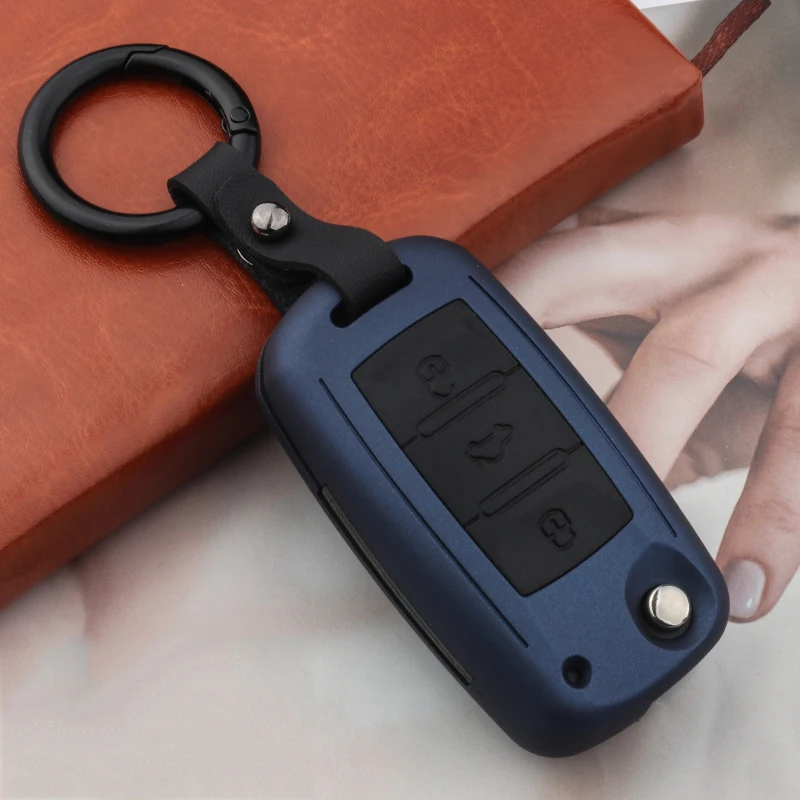 

Silicon Carbon Fiber Car Key Cover Case For Volkswagen VW Golf Bora Jetta POLO Passat B5 B6 Skoda Octavia A5 Fabia SEAT Ibiza