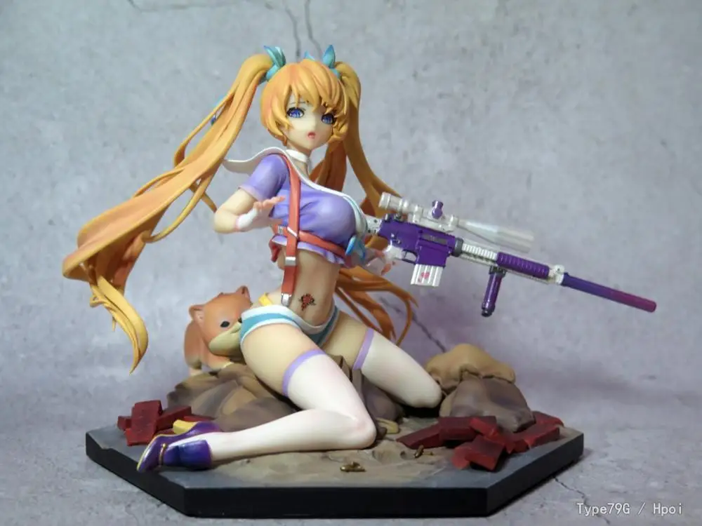 

Anime DAMTOYS After-School Arena Fourth Shot Mega Power ELF Froggirl Aegir PVC Action Figure Toy Game Collection Model Doll Gift