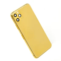 24kt gold plated housing for phone 1111 pro11 pro max replacement cover forphone back battery cover customized design