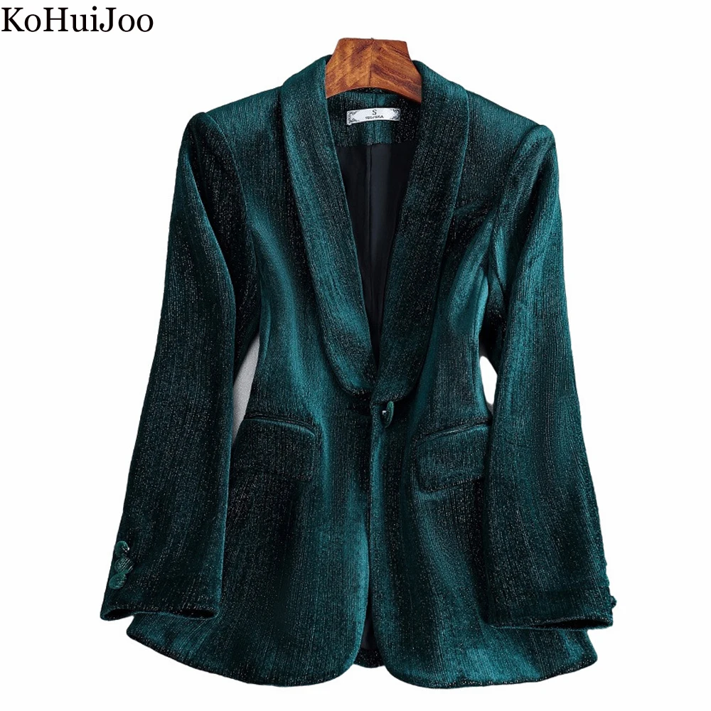 Женские блейзеры зеленые кофейные красные офисные Деловые женские Женская