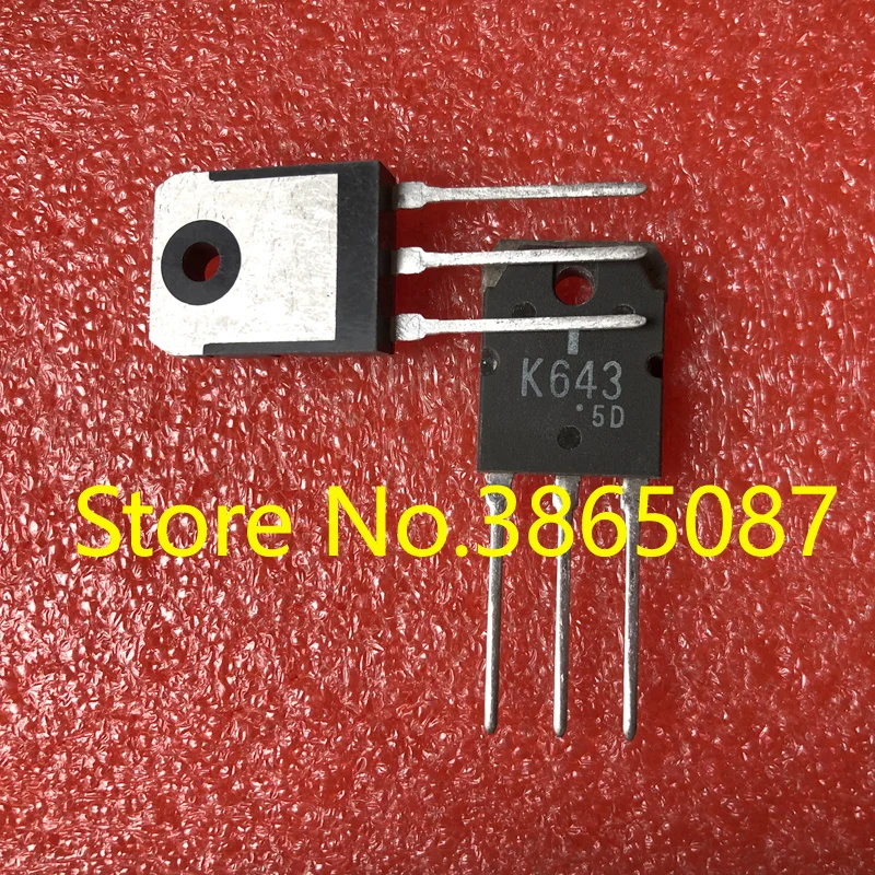 2SK643 K643 TO 3P POWER MOSFET транзистор MOS FET TUBE 10 шт./лот оригинальный новый|Коннекторы и