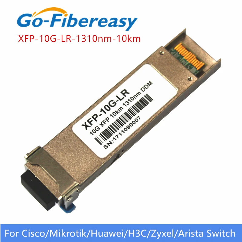 Модуль приемопередатчика XFP 10G 10Gbase LR SMF TRx1310nm волоконно оптический модуль