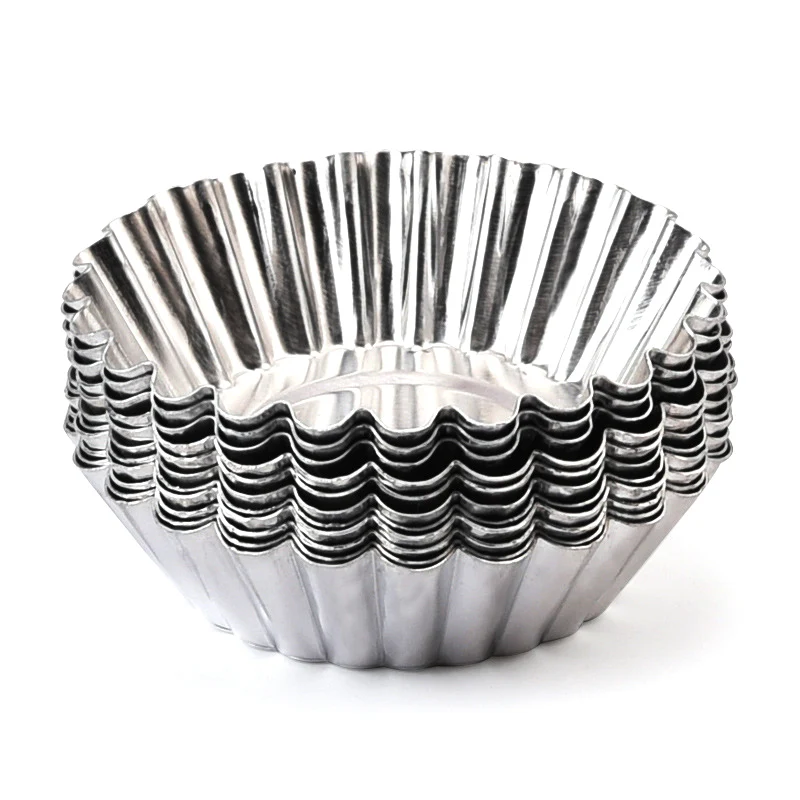 10 шт. яичных тартов торты алюминиевый сплав форма для пирога инструмент выпечки