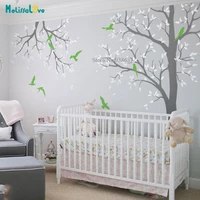 tree wall decal nursery with branch baby room decor removable vinyl wall stickers bb017