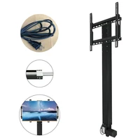1000mm height adjustable automatic plasmalcd motorised tv lift with mount bracket remote controller for 32 70 tvs