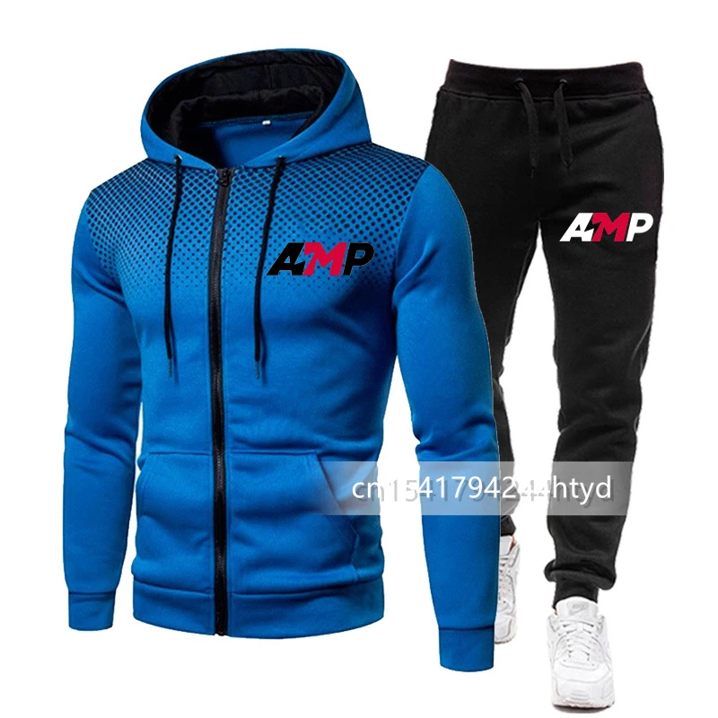 

Trampoline basketball sportswear AMP Wave point hooded 2021new men's sportswear spring clothing street clothing street dance two