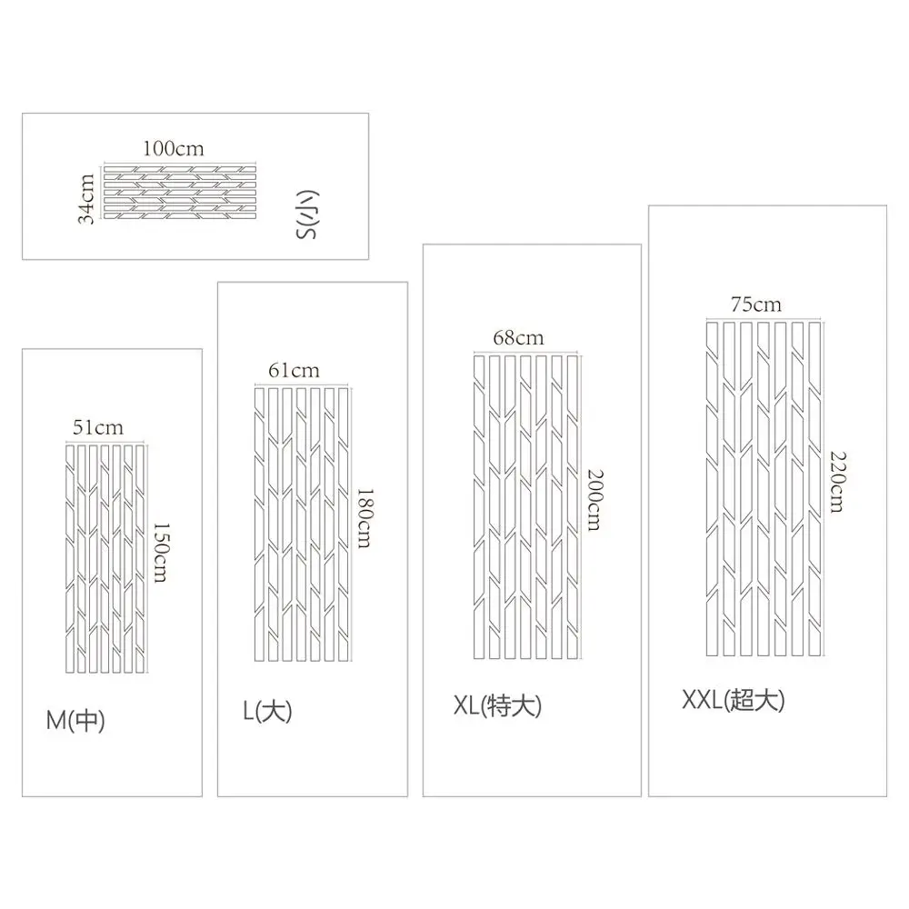 

Mirror Stickers Sticker Bathroom Decor 3D Long Wall Mirrored Adhesive Paper Room Home Decoration Accessories Film Bamboo R272