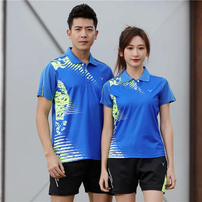 

2020 new Badminton short-sleeve shirts Men /women,sport Tennis tshirt,table tennis tshirt,Quick dry sports training tenis shirts
