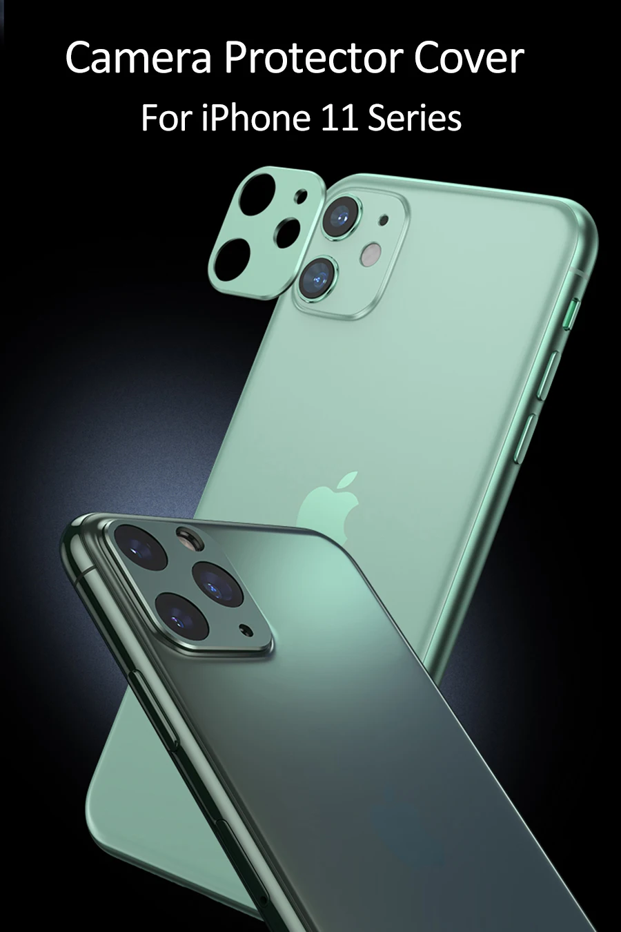 Для iPhone 11 Pro Max пленка из закаленного стекла задняя крышка объектива камеры металлическое защитное кольцо чехол для iPhone 11 защита экрана