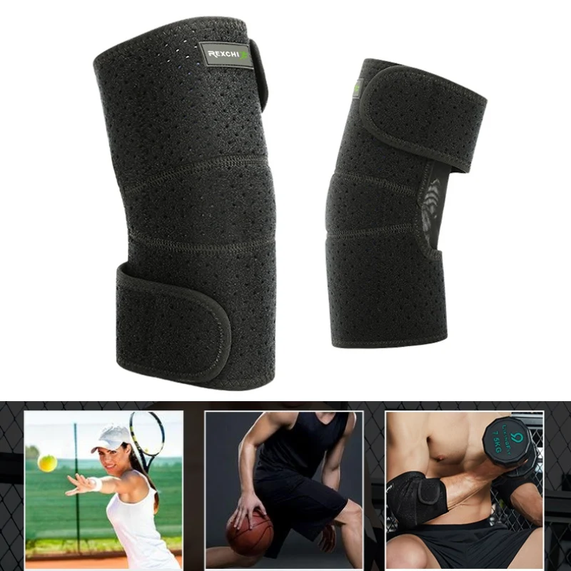 

Compression Elbow Support Brace Pad Injury Aid Strap Adjustable Elbow Guard Wrap Band Elastic Gym Sports Elbow Equipment