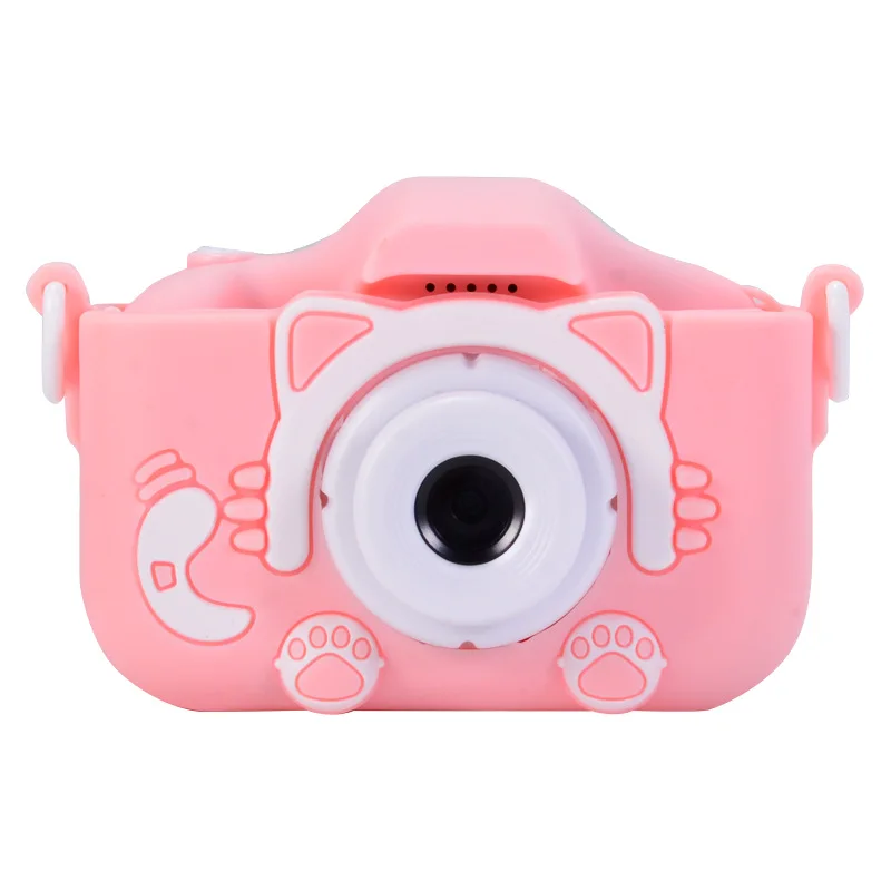 

Children's Camera Cute Animal Dual Lens Child Camera 1080p Hd Digital Camera For Kids Photography Toys For Girls Boy Gift
