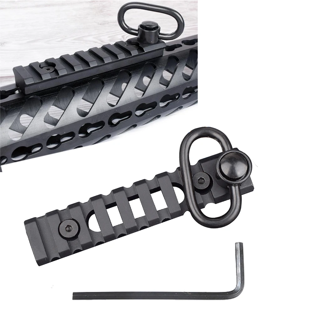 Тактический Keymod рейку планка Вивера секций 8 слотов для карт крепежная основа с QD